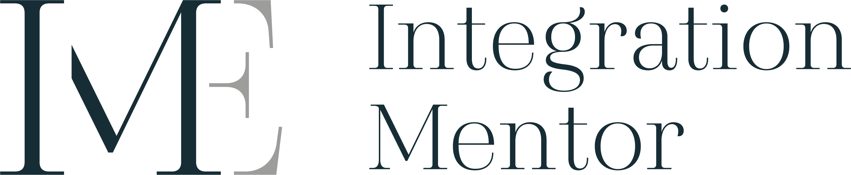 Logo Integration-Mentor.de im rechteckigen Format mit Schriftzug IME Integration Mentor