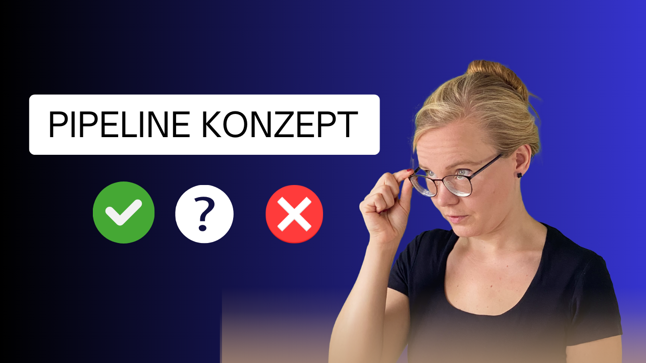 SAP Pipeline-Konzept – Mareike Walther mit prüfendem Blick Ja Nein Vielleicht